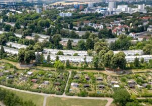 Alles im grünen Bereich: Blick auf die Römerstadt